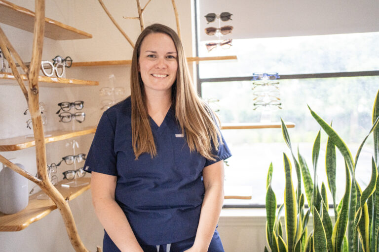 Amber — optician at Aura Eye Center